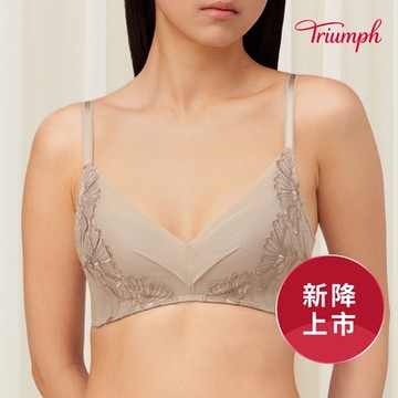 黛安芬-Sculpt Summer夏日風情系列 包覆無鋼圈 B-D罩杯內衣 淺琥珀色