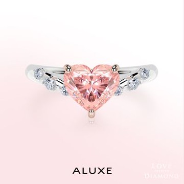 ALUXE 亞立詩 IGI 1.05克拉 FVPVS1 18K金 粉紅鑽 求婚鑽戒 ROSE My Love 系列 RS3169(培育鑽石)