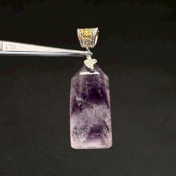 布蘭登堡紫幻影項鍊 |布蘭登堡紫幻影 千層山 台灣師傅手磨 強化保護型 天然晶礦項鍊 S25AR18-90