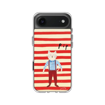 iPhone Air Clear Case（相機按鈕） 透明 - Soupy Tang 湯舒皮 - PiP