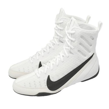 Nike 拳擊鞋 Machomai 3 男鞋 白 黑 訓練 中筒 透氣 HF7333-101