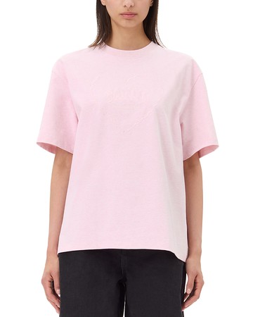 Ganni Heart Logo Tee