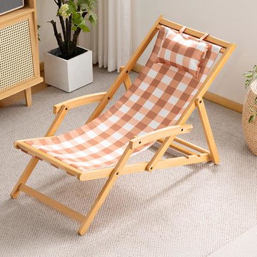 HappyLife 楠竹摺疊沙灘椅 Y12396