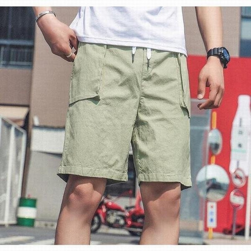 ショートパンツメンズ ハーフパンツ Pantsパンツおしゃれ夏 短パン ビーチパン大人 メンズボトムス ストレッチ 無地おしゃれ 通販 Lineポイント最大get Lineショッピング