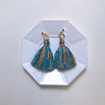 手工流蘇耳環 / 直球對決