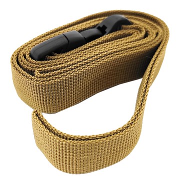 TREEWALKER 插扣式戶外綑綁帶 露營裝備固定 帳篷綑綁帶  135 x 2.5cm  沙色  1個