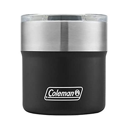 Coleman Sundowner Insulated Stainless Steel Rocks Glass with Slidable Lid,