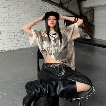 【FJstore】越南品牌 DEVOTUS RAW 水洗logo 短寬 Boxy 短T 短踢 寬鬆 男生短袖 女上衣