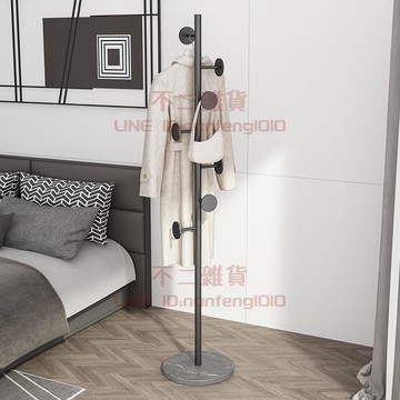 衣架 掛衣架落地臥室移動輕奢簡易掛衣服架子單桿式家用室內衣帽架【不二雜貨】