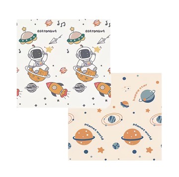 寶寶爬行墊 太空主題  I 太空人+銀河系  10mm