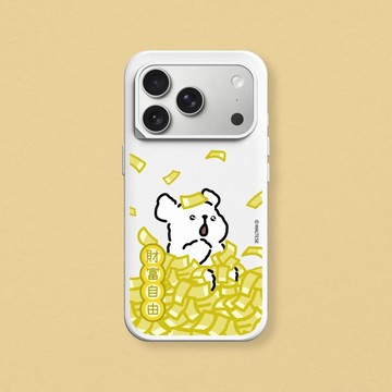 犀牛盾 SolidX 防摔磁吸手機殼∣線條小狗/財富自由 for iPhone