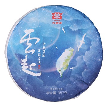 大益普洱生茶 357g/雲起 1801「茶有大益」