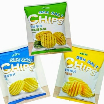隔日配 統一生機 日曬海鹽洋芋片 原味 辣味 岩燒海苔風味 孜然風味 茄汁脆薯 波卡洋芋片 超取限12包
