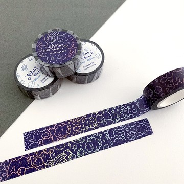 彩虹星雲 - 宇宙藍 / 紙膠帶