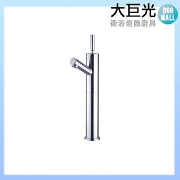 【大巨光】韓國陶瓷心搖桿加高無鉛臉盆單孔單槍水龍頭(AB-TD-104)