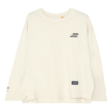 5th STREET｜山形｜女裝｜登山露營動物印花長袖T恤｜灰卡其