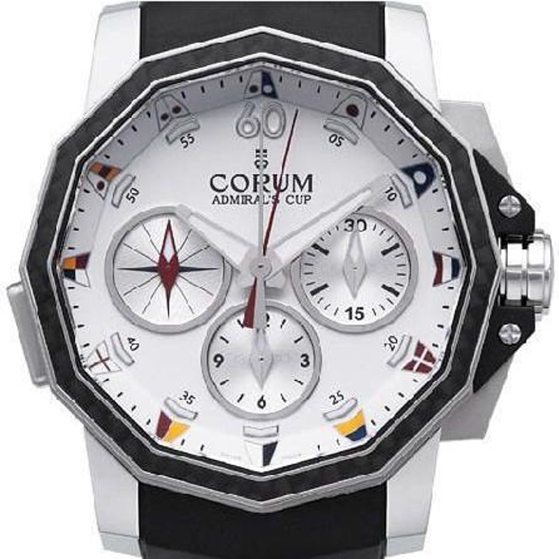 CORUM コルム Admiral's Cup Limited Edition アドミラルズカップ チャレンジ44 スプリットセコンド クロノグラフ  986.691.11/F371 AA92 | LINEブランドカタログ