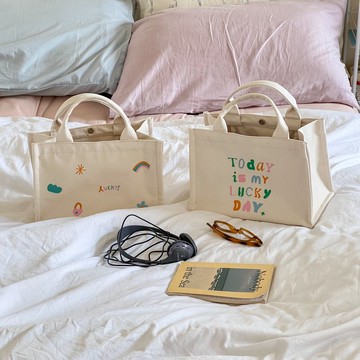 Lucky 托特帆布包