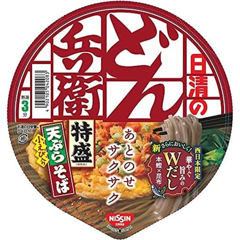 日清食品 どん兵衛 天ぷらそばミニ 西 46g×12個