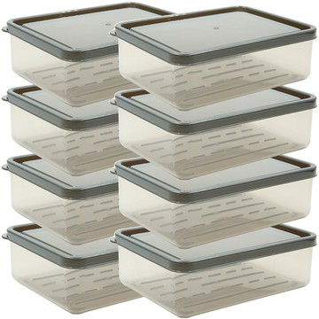 BETREE 軟質冷凍收納盒 600ml  8個  1組