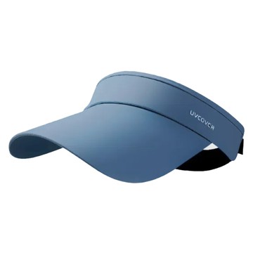 A&R 日系顯瘦冰絲空頂遮陽防曬帽  深海藍色  10 x 21cm