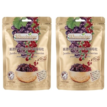 Woodridge 森之果物 嚴選特大葡萄乾 + 蔓越莓乾  300g  2包