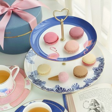 火烈鳥系列 雙層下午茶甜品架