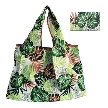 環保折疊寬肩帶大容量購物袋(2入組)-H款(加贈防疫酒精噴霧筆)