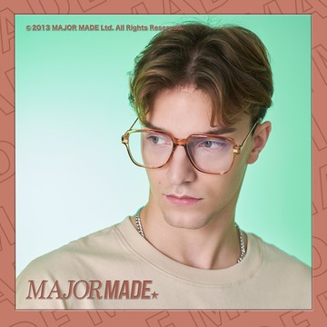 質感抗藍光方圓造型鏡框