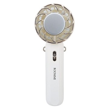 ROOMMI CoolEx 冰感手持風扇 清爽白 RM-FAN-04 輕巧便攜 USB充電 三段風速 原廠保固