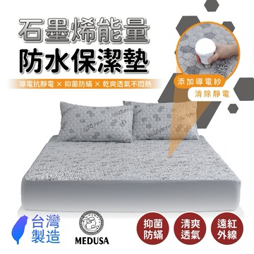 【MEDUSA美杜莎】石墨烯100%防水保潔墊 功能型保潔墊