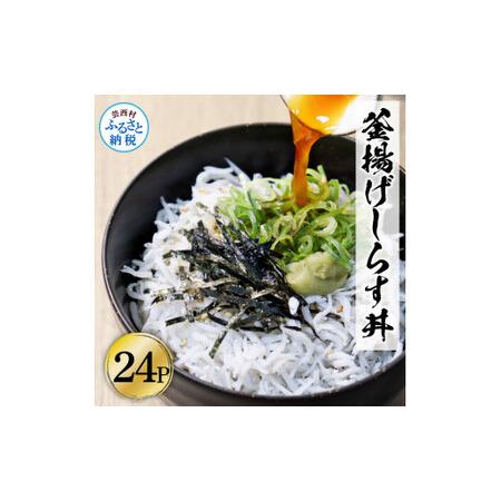 ふるさと納税 高知県産釜揚げしらす 50g×24パック 簡易梱包 小分け 国産 釜揚げ シラス丼 海鮮丼 ゆず付 お茶漬け 軍艦巻き 手巻き寿司 24.. 高知県芸西村