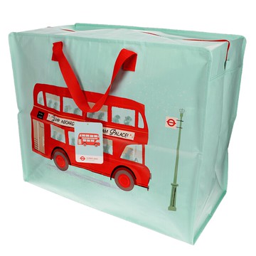 Rex LONDON 衣物/棉被多功能防水環保收納袋/萬用袋  倫敦巴士  1個