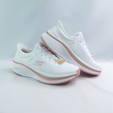 Skechers 129006WPK 女慢跑鞋 GO RUN ELEVATE 2.0 白x粉【iSport愛運動】