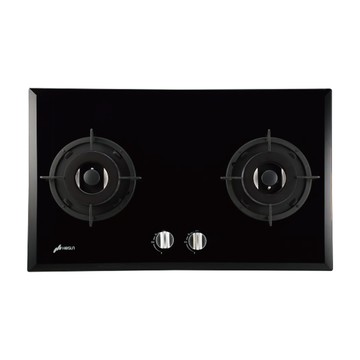 豪山瓦斯爐SB-2202(LPG)雙口強化玻璃檯面爐_桶裝【全省安裝】