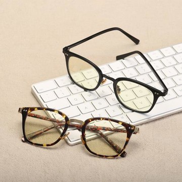 跨境新款手機電腦防藍光護目眼鏡架 男女通用板材腳平光鏡眼鏡框