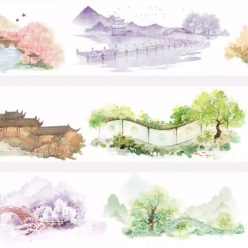 長風渡 PET 膠帶 5米卷