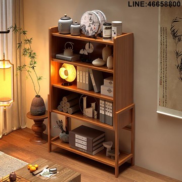 免運 公司貨 附發票 速發 博古架 展示架 茶葉罐架 收藏架 古董架 藏品展示架 博古架實木中式茶水櫃茶具茶葉客廳紫砂壺擺件收納防塵展示置物架 支持訂製
