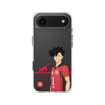 iPhone Air Clear Case（相機按鈕） 透明 - 排球少年 Haikyu!! - 球場上的黒尾