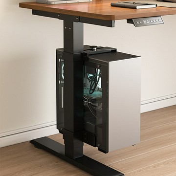 【懸空散熱】主機托架 主機掛架 主機底座 升降桌配件 電腦支架 鐵藝承重 免打孔安裝 節省桌面空間 適用多尺寸主機