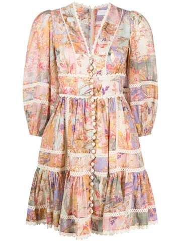 Zimmermann `Cira Lantern` Mini Dress