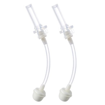 小獅王辛巴 simba 蘊蜜寬口防漏滑蓋吸管組 替換吸管 2入 奶瓶配件 吸管杯配件 7013