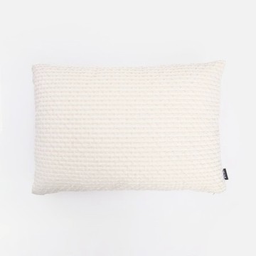 奧可利一片式裁剪緹花抱枕套35x50cm 白