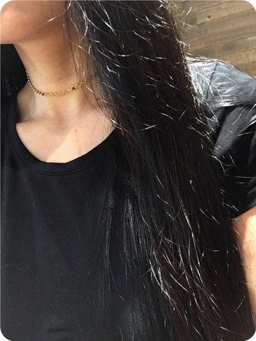 14KGF圓盤簡約項鍊