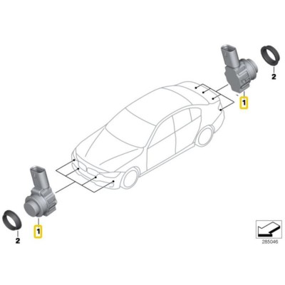 BMW 純正 超音波センサー パーキング アシスト パーキング操作アシスト