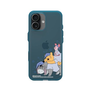 iPhone 17 Clear (相機按鈕) 夜幕藍 - 迪士尼-小熊維尼 Disney Winnie The Pooh - 睏睏小隊