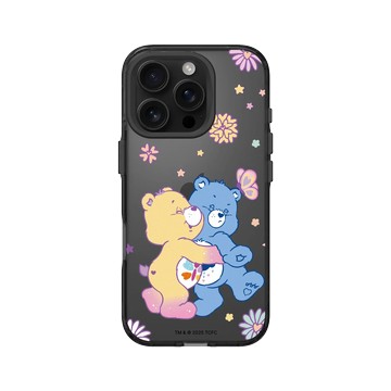 iPhone 16 Pro Clear 酷墨灰 - Care Bears - 抱一個