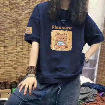 台灣现貨 短袖上衣 情侶上衣 卡通上衣 oversize 女上衣 短袖女 短袖 短袖T恤 純棉上衣 韓風短袖 大碼短袖