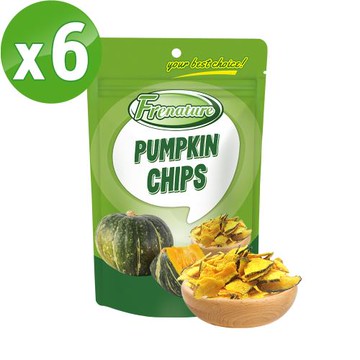 Frenature富紐翠-脆蔬果 南瓜脆片*6包組(40g袋裝)