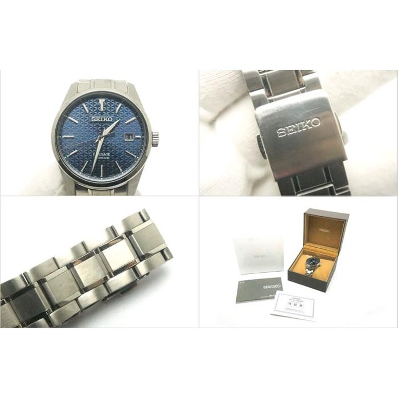 中古 美品 SEIKO セイコー プレサージュ メンズ 腕時計 SARX077 / 6R35